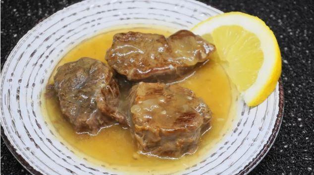 μοσχάρι λεμονάτο