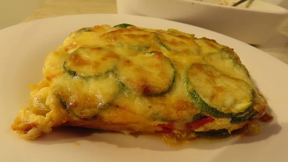 Σουφλέ από κολοκυθάκια κομμάτι