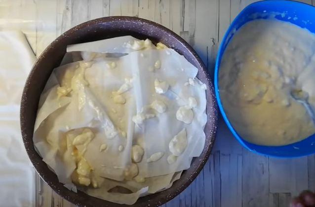 φουσκωτή τυρόπιτα στρώσεις