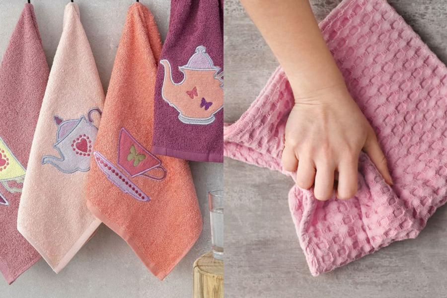 2 έξυπνα κόλπα που θα σας βοηθήσουν να  καθαρίσετε τους δύσκολους λεκέδες & να απολυμάνουν τις πετσέτες της κουζίνας!