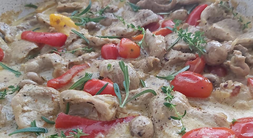 Συνταγή για ψαρονέφρι με μανιτάρια και κρέμα γάλακτος light 1