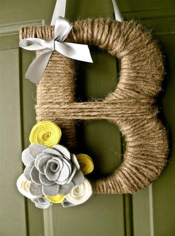 Διακοσμητικό εξώπορτας με σχοινί