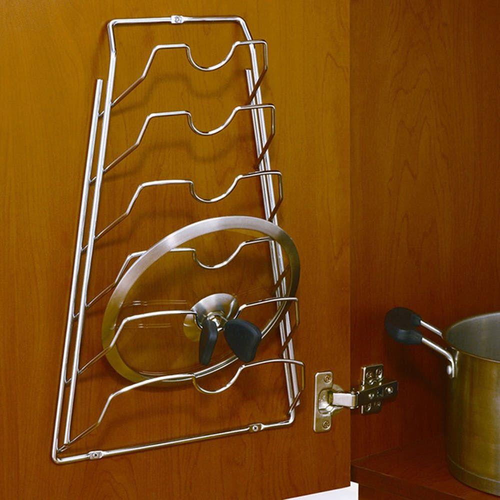 Οργάνωση κουζίνας με θήκες για τα καπάκια της κατσαρόλας Οργάνωση κουζίνας με θήκες για τα καπάκια της κατσαρόλας