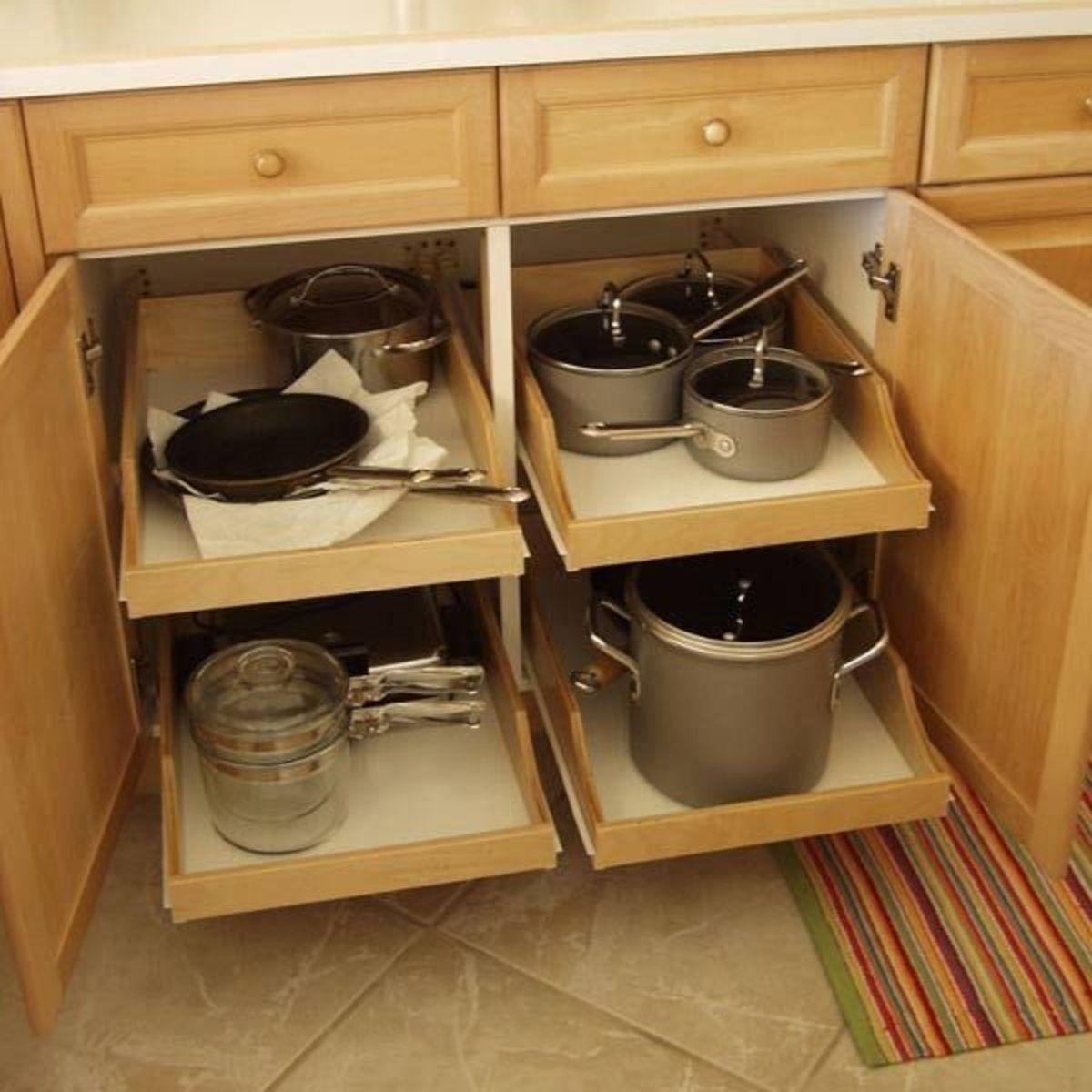 15 τρόποι να οργανώσεις τα τηγάνια & τις κατσαρόλες σου στα ντουλάπια της κουζίνας!