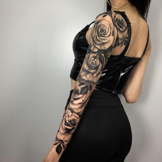 Quadrant punch monster Γυναικείο τατουάζ μανίκι: Οι 15 πιο μοντέρνες ιδέες για γυναικείο μανίκι