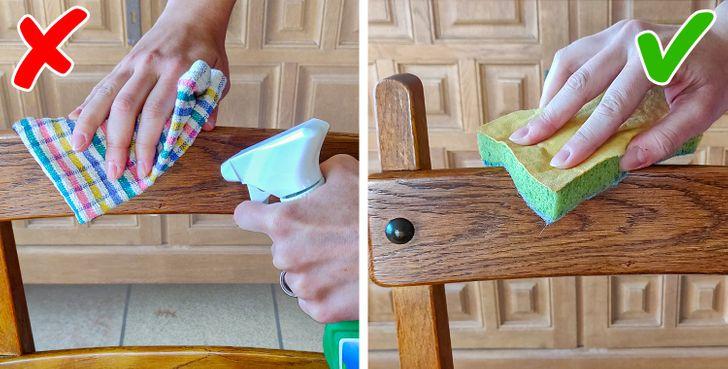 10 λάθη που καταστρέφουν την κουζίνα: καθαρίζουμε όλες τις επιφάνειες με χλωρίνη 