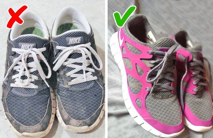 10 μικρά πράγματα που μπορούν να κάνουν κάθε γυναίκα να φαίνεται λίγο ακατάστατη: βρώμικα παπούτσια