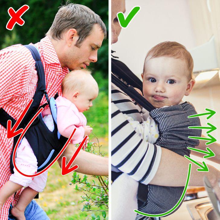 12 λάθη που όλοι οι γονείς έχουν κάνει: βάζουμε λάθος το μωρo στον μάρσιππο 12 λάθη που όλοι οι γονείς έχουν κάνει: βάζουμε λάθος το μωρo στον μάρσιππο