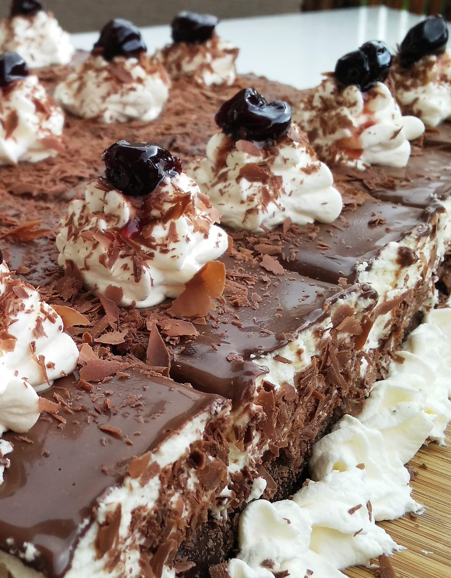 Συνταγή για πάστα ταψιού Black Forest Συνταγή για πάστα ταψιού Black Forest