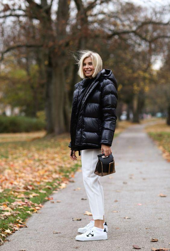 Puffer jackets: μαύρο puffer jacket 