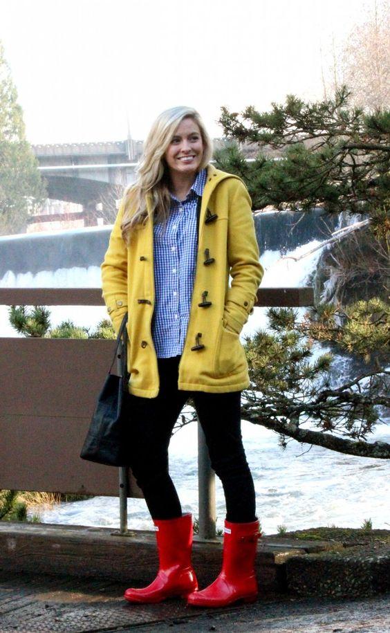 Γαλότσες: Σε κόκκινο χρώμα 