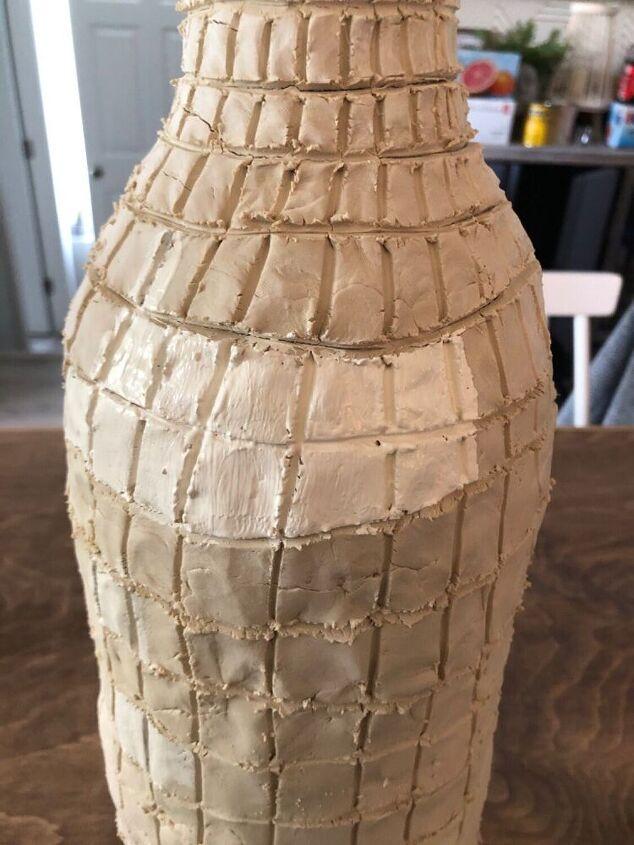 φτιάξε diy βάζο με πηλό διαδικασία 