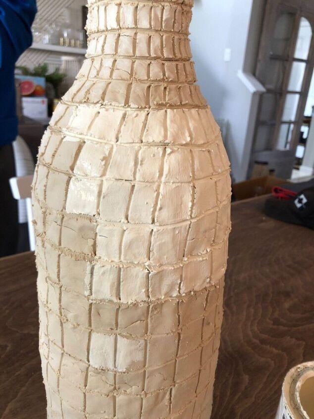 φτιάξε diy βάζο με πηλό διαδικασία 