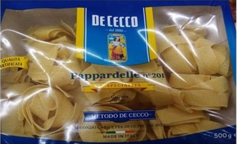 ΕΦΕΤ : Ανάκληση ζυμαρικών μην τα καταναλώσετε ΕΦΕΤ : Ανάκληση ζυμαρικών μην τα καταναλώσετε