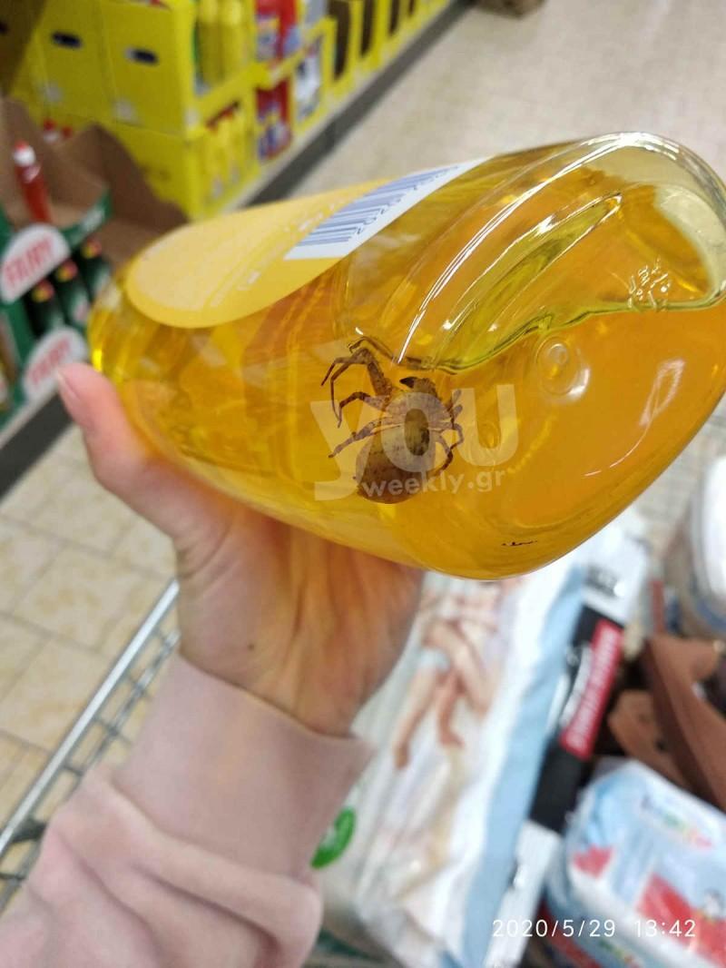 Σοκ: Αράχνη τέρας μέσα σε παιδικό σαμπουάν -Φώτο