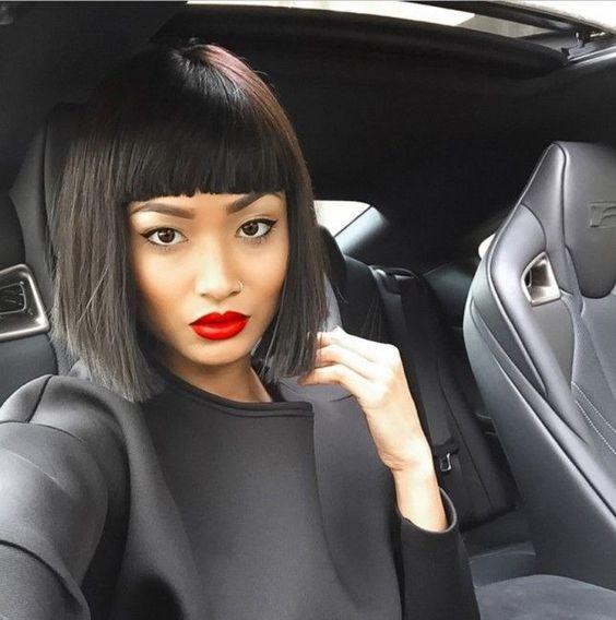 Safety cut: Αυστηρό καρέ με κοντές αφέλειες 