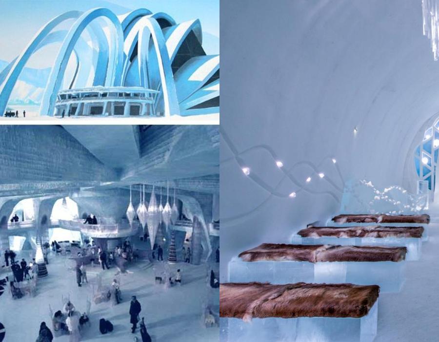 Δείτε μαγευτικές εικόνες από  ξενοδοχείο στη Σουηδία που είναι ολοκληρωτικά φτιαγμένο από πάγο