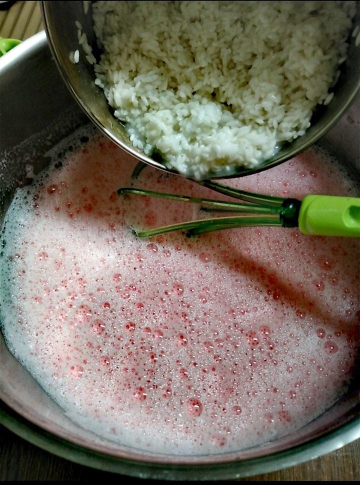 ρυζόγαλο με κρέμα φράουλα συνταγή