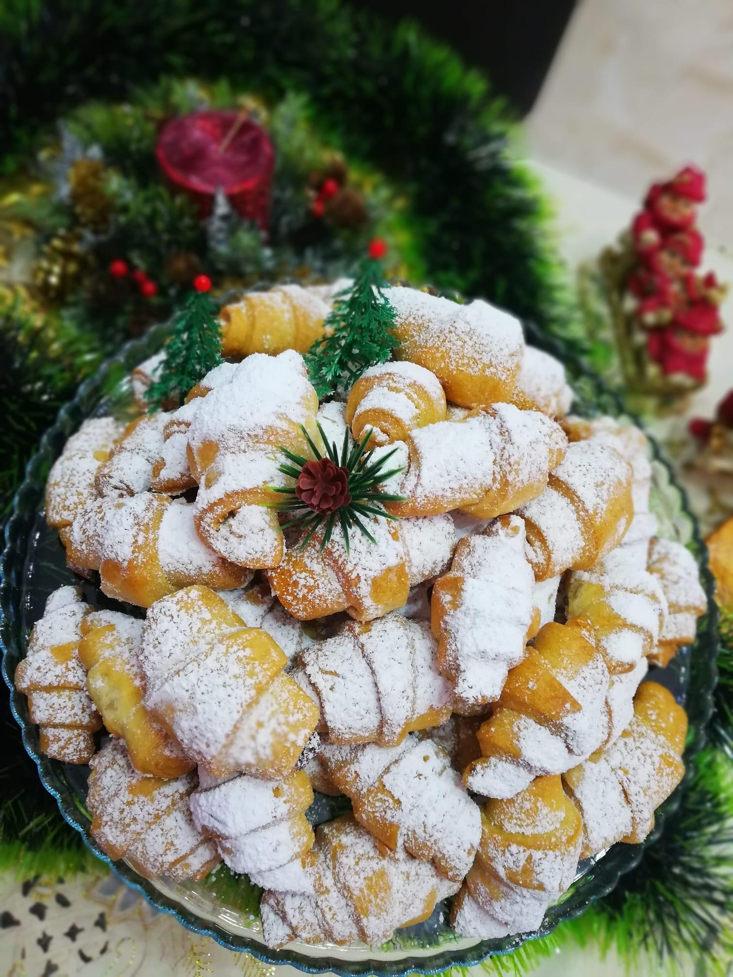 Κρουασάν γεμιστά με λουκούμι - Χριστουγεννιάτικη συνταγή 