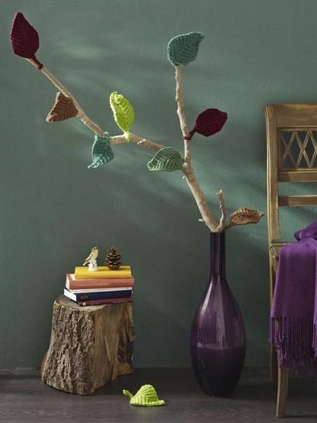 15 μοντέρνες ιδέες διακόσμησης με πλεχτά: Πλεκτό διακοσμητικό για το σπίτι με πλεκτά φύλλα δέντρου 15 μοντέρνες ιδέες διακόσμησης με πλεχτά: Πλεκτό διακοσμητικό για το σπίτι με πλεκτά φύλλα δέντρου