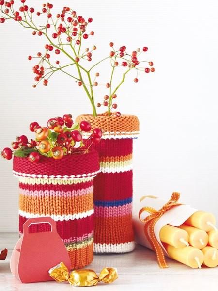 15 μοντέρνες ιδέες διακόσμησης με πλεχτά: Πλεκτά διακοσμητικά για τα βάζα του σπιτιού 15 μοντέρνες ιδέες διακόσμησης με πλεχτά: Πλεκτά διακοσμητικά για τα βάζα του σπιτιού