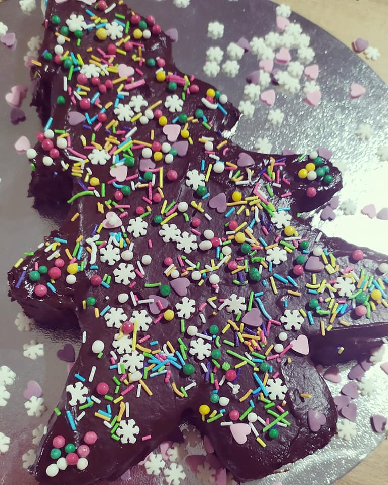 Συνταγή για σοκολατένιο Χριστουγεννιάτικο δέντρο συνταγή