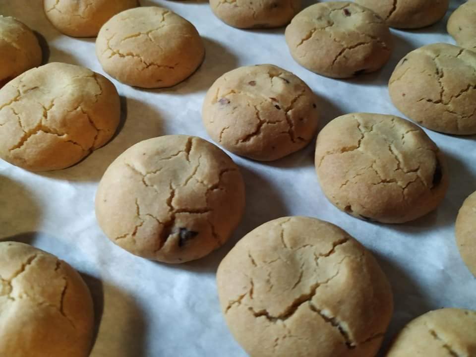  Κουραμπιέδες με αμύγδαλα & κράνμπερι συνταγή