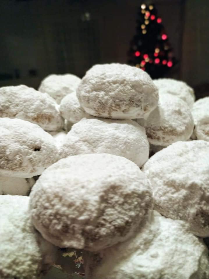 Κουραμπιέδες με αμύγδαλα & κράνμπερι συνταγή