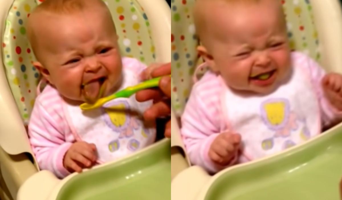 Ξεκαρδιστικό: Παιδί λέει δοκιμάζει για πρώτη φορά λαχανικά & λέει την πρώτη του λέξη
