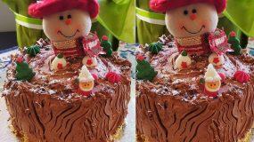 Γιορτινός κορμός σοκολάτας της Γκόλφως (βίντεο)