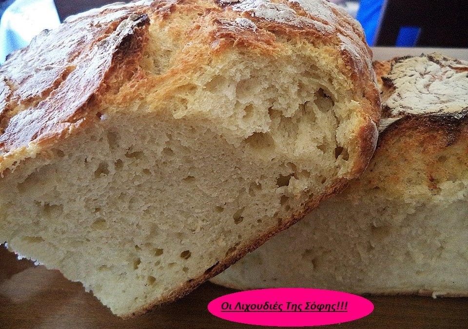 Ψωμί χωρίς ζύμωμα από τη Σόφη Τσιώπου