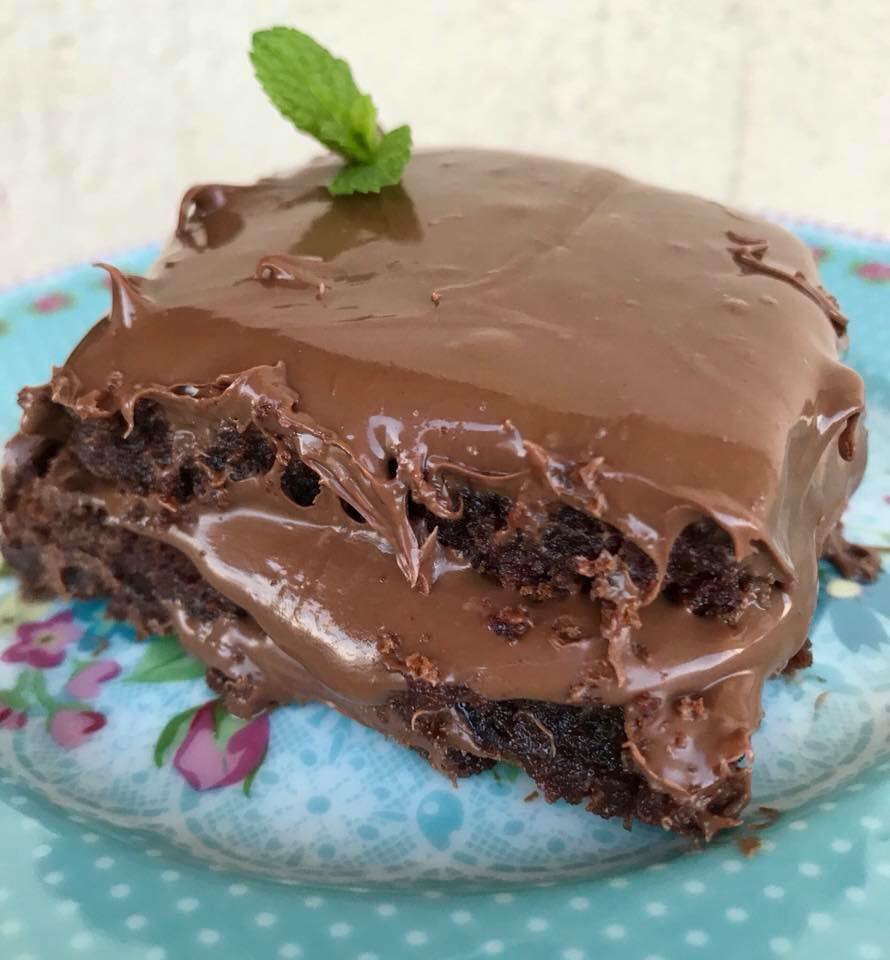  Brownies με μερέντα με μόλις 3 υλικά