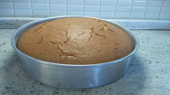 Βασιλόπιτα κέικ με αμύγδαλο και πορτοκάλι