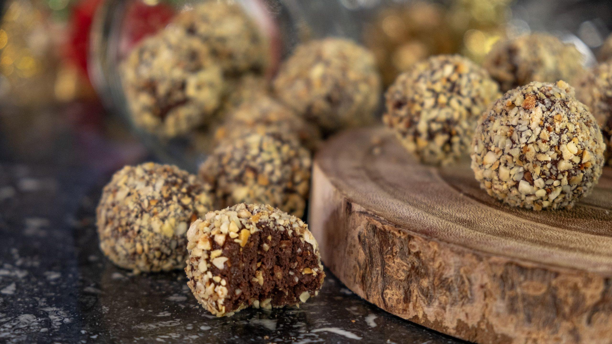 Τρούφες σοκολάτας με 3 υλικά