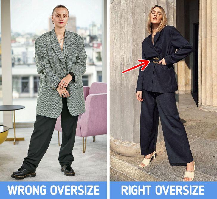 γυναίκες ντυμένες oversized 