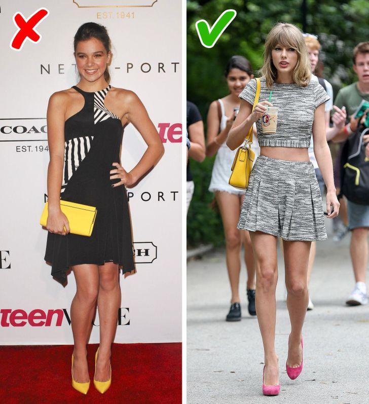 γυναίκες που συνδύασαν χρωματικά την τσάντα με τα παπούτσια 