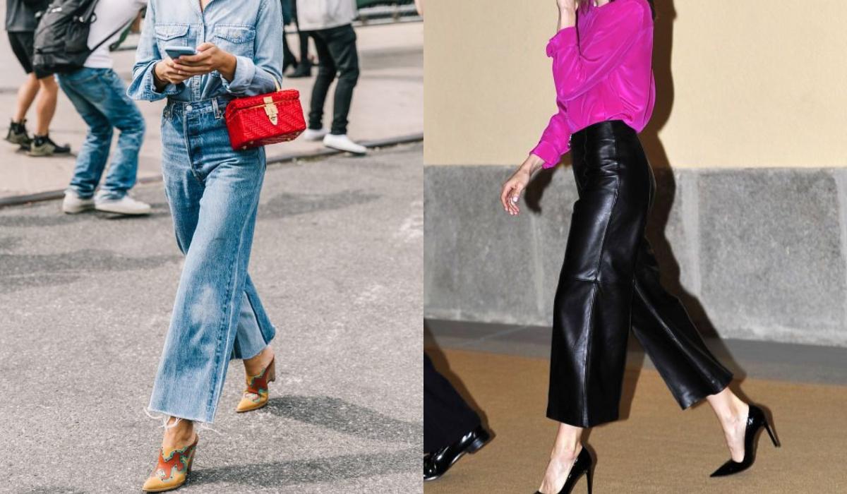Wide leg παντελόνια & jeans: Δες 14 μοντέρνες ιδέες για να τα συνδυάσεις