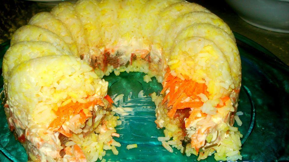 Μοσχάρι με ρύζι σε φόρμα: Φανταστική ιδέα για μπουφέ Μοσχάρι με ρύζι σε φόρμα: Φανταστική ιδέα για μπουφέ