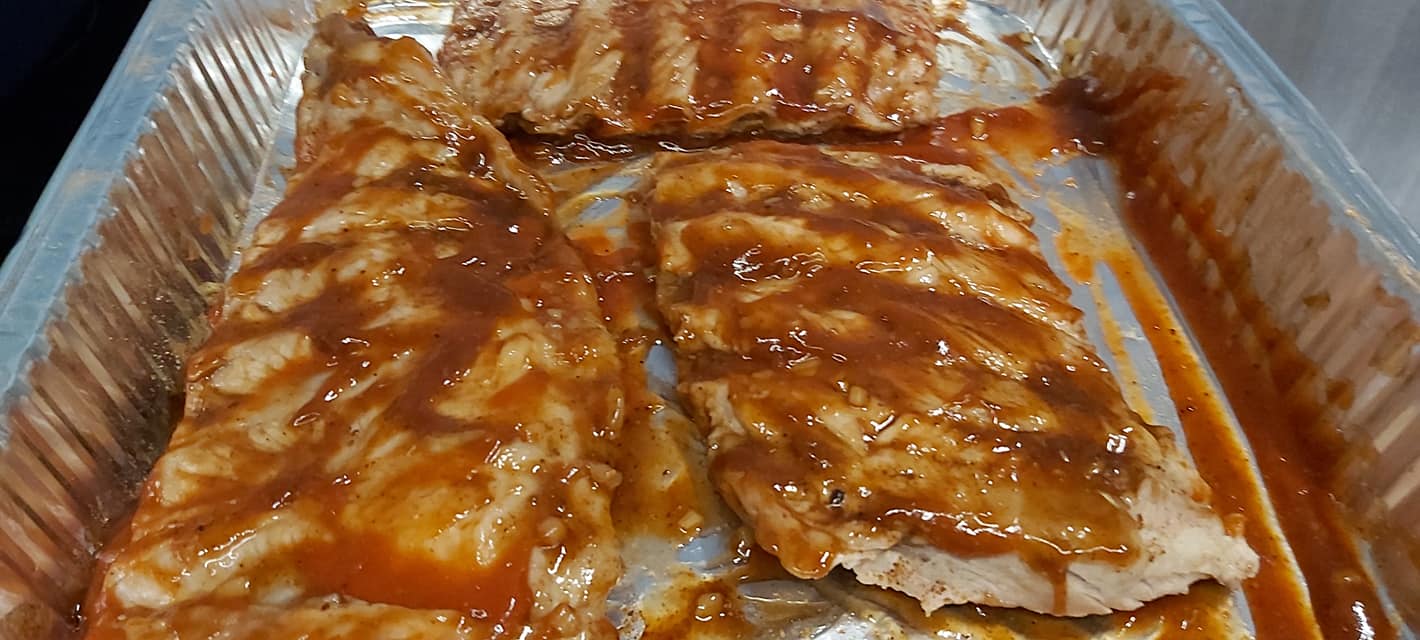 Χοιρινά παϊδάκια με μπάρμπεκιου σώς