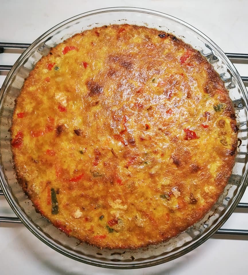 Πίτα λαχανικών χωρίς φύλλο_ Συνταγή 