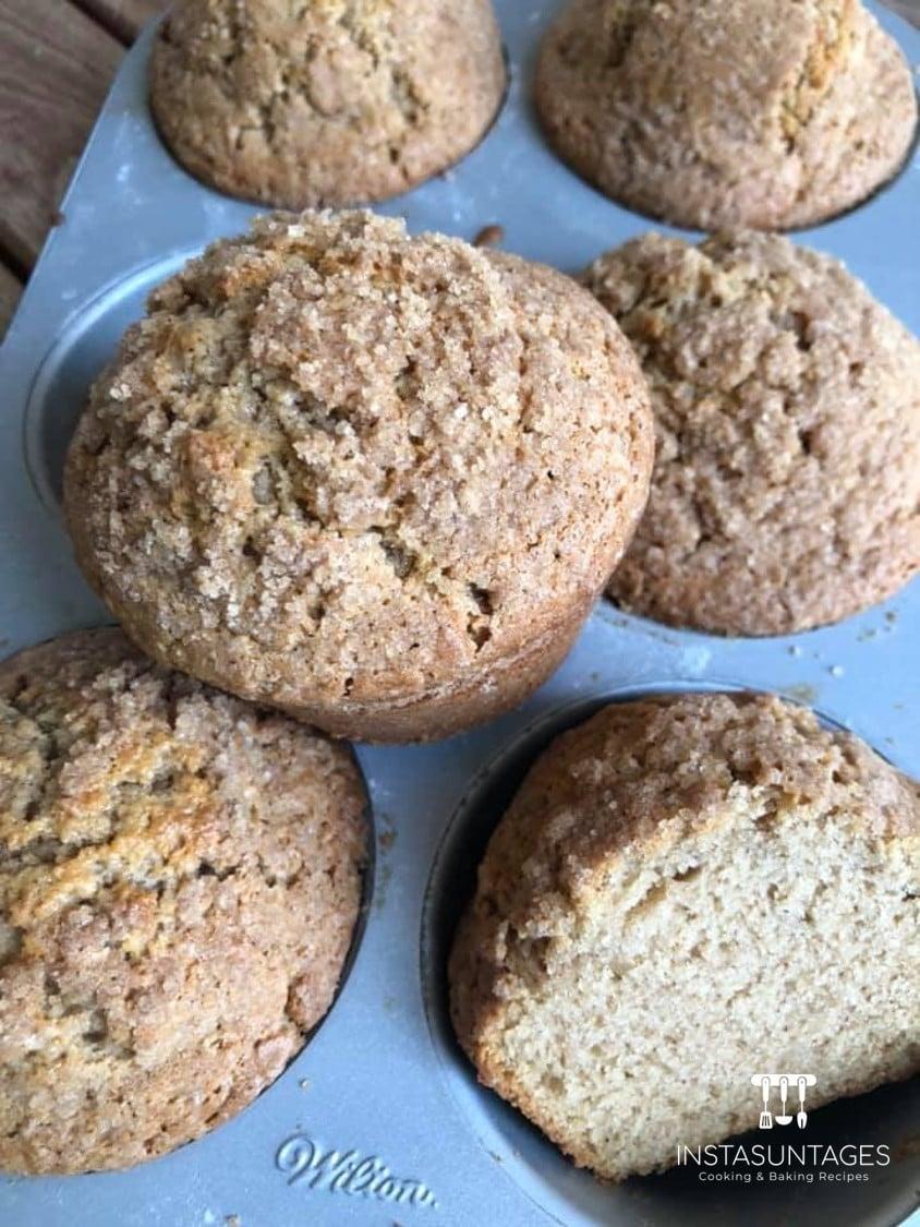 Muffin κανέλας με crumble_ συνταγή_