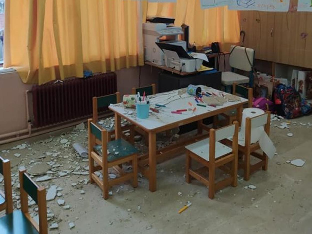 Σχολεία: Έπεσαν σοβάδες σε νηπιαγωγείο