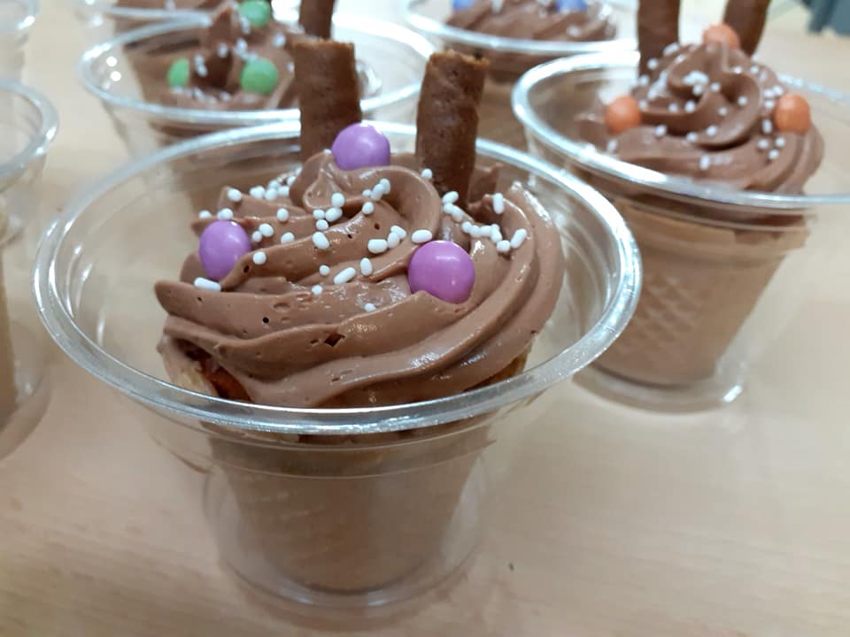 Cupcakes με βουτυρόκρεμα σοκολάτα συνταγή
