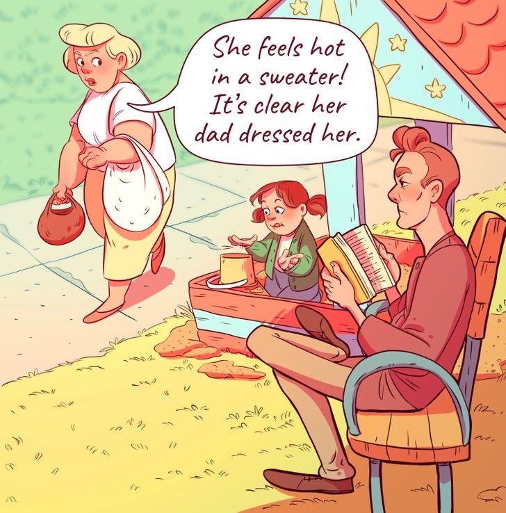 Γιατί έντυσες τόσο πολύ το παιδί_