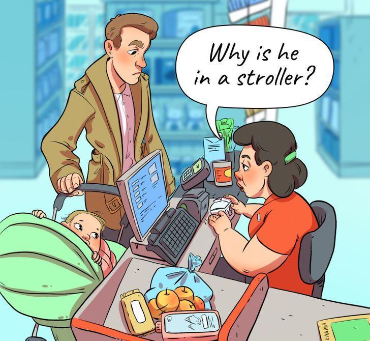 Γιατί έχεις ακόμη το παιδί στο καρότσι_