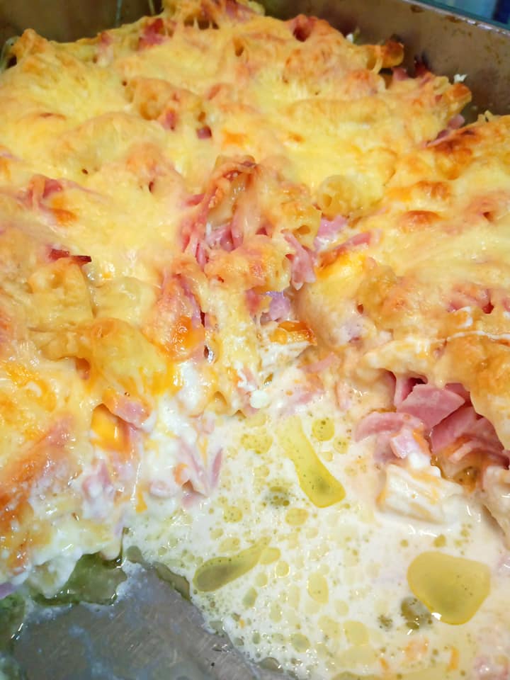 Συνταγή για _Σουφλέ ζυμαρικών_ με ριγκατόνι_