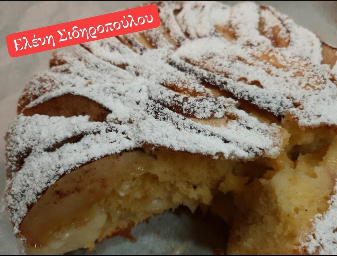 μηλόπιτα με κρέμα συνταγή_ μηλόπιτα με κρέμα συνταγή_