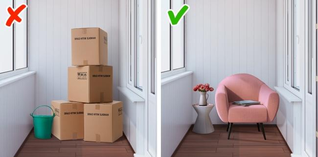 μπαλκόνι σαν αποθήκη_