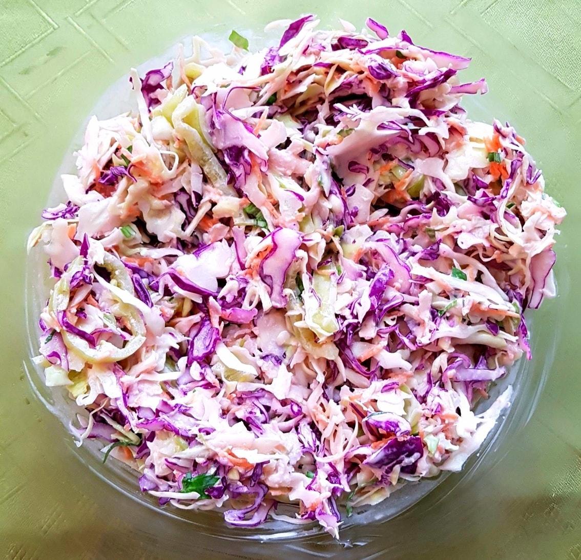 Σαλάτα_ με λάχανο _και μαγιονέζα_Συνταγή_ 