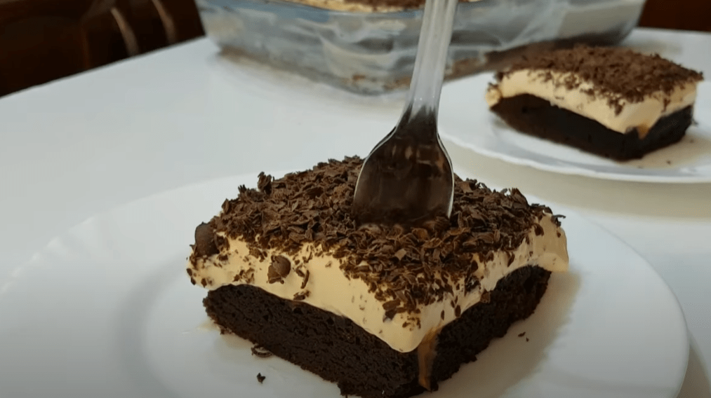 brownie_ με κρέμα_ καραμέλας_Συνταγή_
